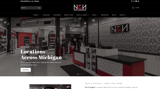 Image of a website inside a browser window